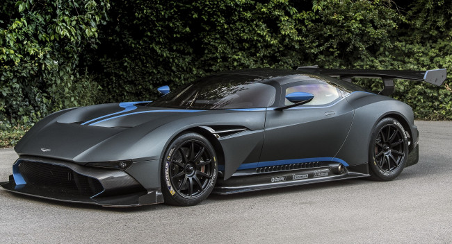 Обои картинки фото автомобили, aston martin, aston, martin, темный, 2015г, vulcan