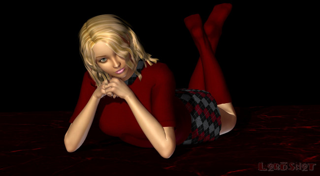 Обои картинки фото lordsnot, 3д графика, фантазия , fantasy, фон, взгляд, девушка