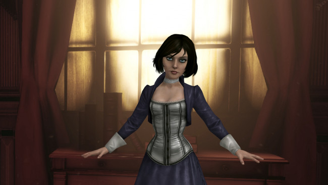 Обои картинки фото 3д графика, люди , people, взгляд, девушка, фон