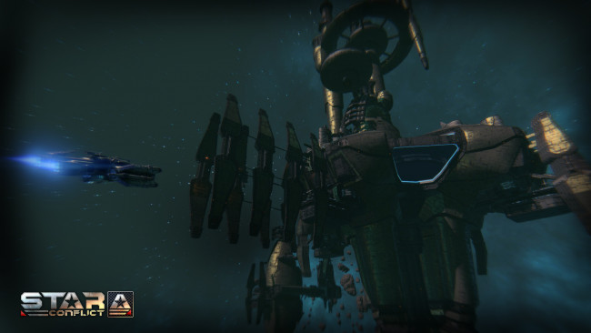 Обои картинки фото видео игры, star conflict, космические, корабли, звезды, вселенная, полет