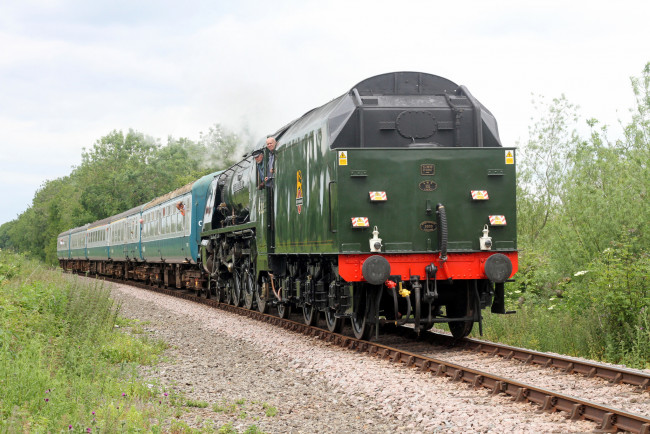 Обои картинки фото техника, паровозы, железная, дорога, рельсы, паровоз