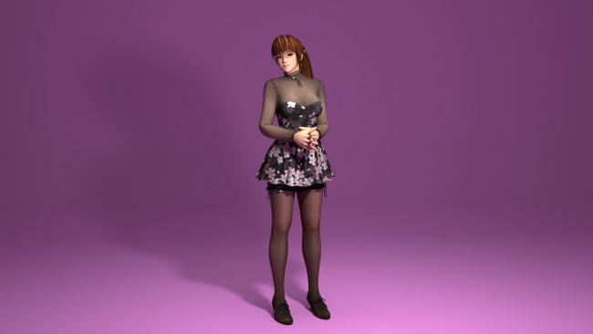 Обои картинки фото 3д графика, аниме , anime, фон, девушка, взгляд