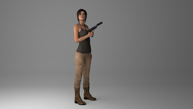 Обои картинки фото 3д графика, фантазия , fantasy, фон, взгляд, девушка