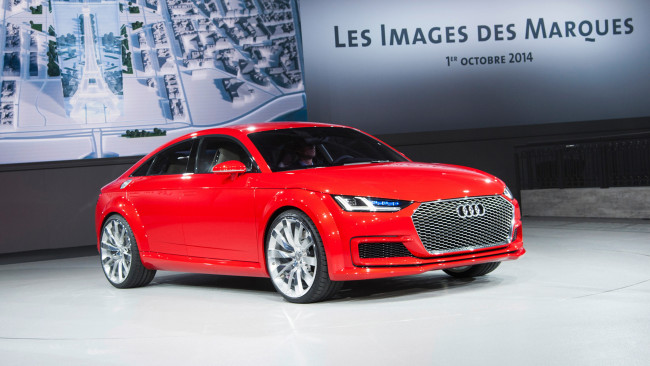Обои картинки фото audi tt sportback concept 2014, автомобили, выставки и уличные фото, 2014, concept, sportback, tt, audi
