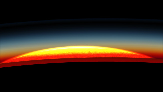 Обои картинки фото космос, арт, звезда, планета, зарево