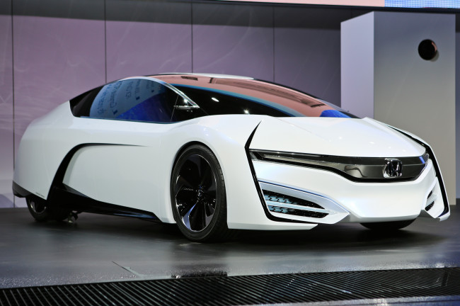 Обои картинки фото honda fcev concept 2014, автомобили, выставки и уличные фото, 2014, concept, fcev, honda, автосалон, выставка