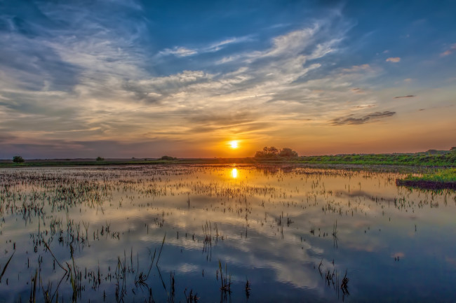 Обои картинки фото природа, восходы, закаты, рассвет