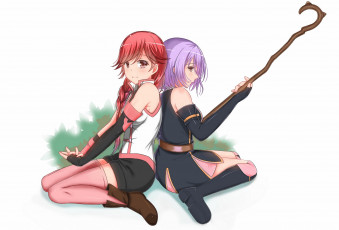 Картинка аниме hai+to+gensou+no+grimgar девочки