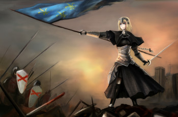 Картинка аниме fate stay+night девушка