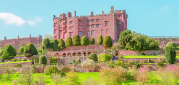 обоя города, - дворцы,  замки,  крепости, скульптуры, деревья