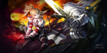 Картинка аниме fate stay+night девушка