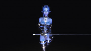 Картинка 3д+графика эльфы+ elves девушка фон взгляд