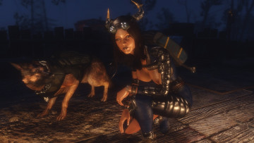 Картинка 3д+графика существа+ creatures девушка взгляд фон