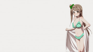 Картинка аниме love+live +school+idol+project девушка фон взгляд