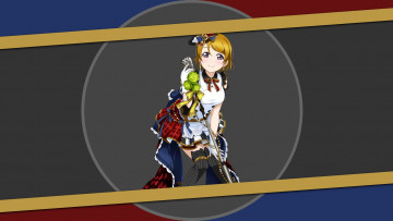 Картинка аниме love+live +school+idol+project фон взгляд девушка