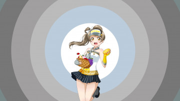 Картинка аниме love+live +school+idol+project фон взгляд девушка