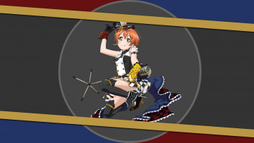 Картинка аниме love+live +school+idol+project фон взгляд девушка