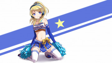 Картинка аниме love+live +school+idol+project взгляд девушка фон