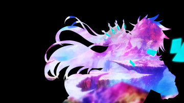 Картинка аниме no+game+no+life силуэт