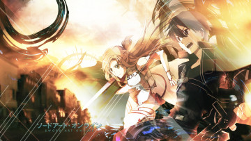 Картинка аниме sword+art+online пара