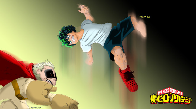 Обои картинки фото аниме, boku no hero academia, моя, геройская, академия