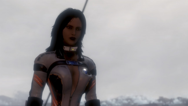 Обои картинки фото 3д графика, фантазия , fantasy, фон, взгляд, девушка