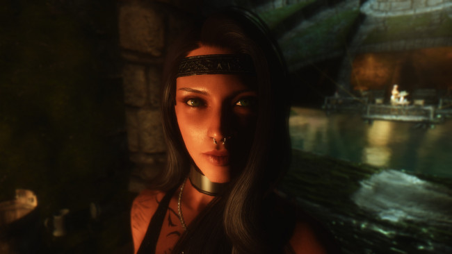 Обои картинки фото 3д графика, фантазия , fantasy, фон, взгляд, девушка