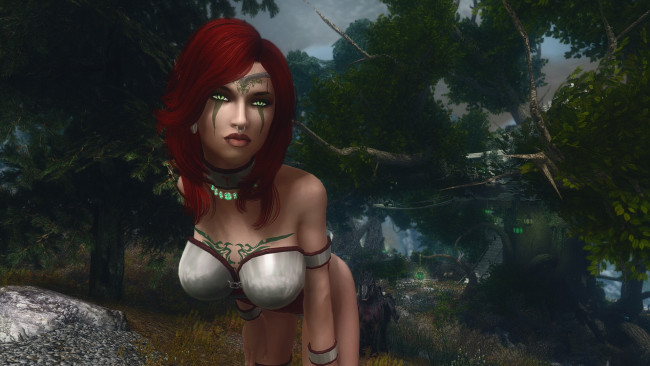 Обои картинки фото 3д графика, фантазия , fantasy, фон, взгляд, девушка