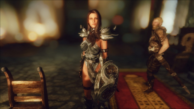 Обои картинки фото 3д графика, фантазия , fantasy, фон, взгляд, девушка