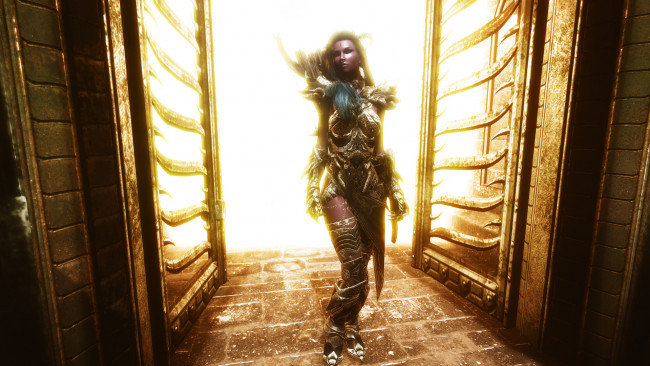 Обои картинки фото 3д графика, фантазия , fantasy, взгляд, фон, девушка