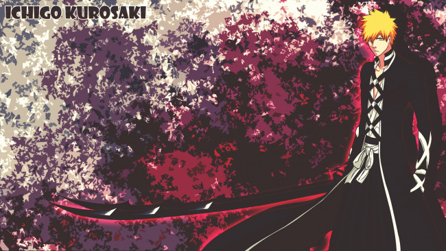 Обои картинки фото аниме, bleach, ичиго