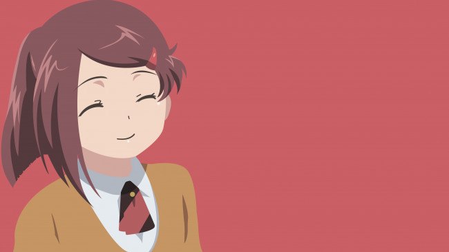 Обои картинки фото аниме, kiss x sis, фон, взгляд, девушка