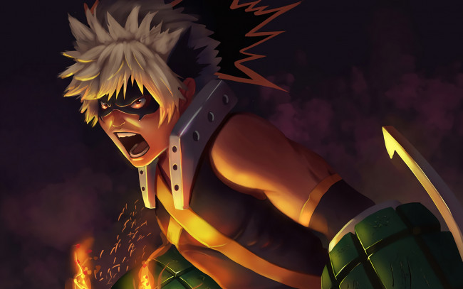 Обои картинки фото аниме, boku no hero academia, моя, геройская, академия