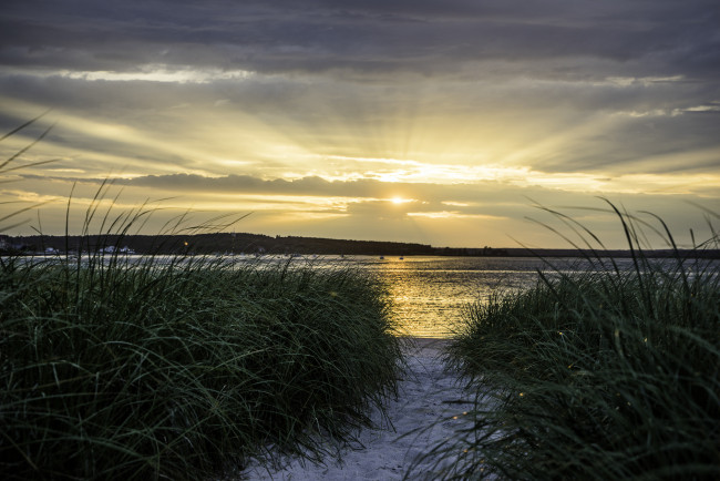 Обои картинки фото природа, восходы, закаты, простор