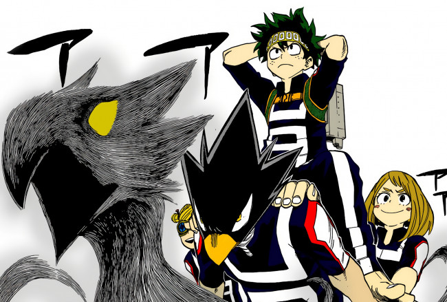 Обои картинки фото аниме, boku no hero academia, моя, геройская, академия