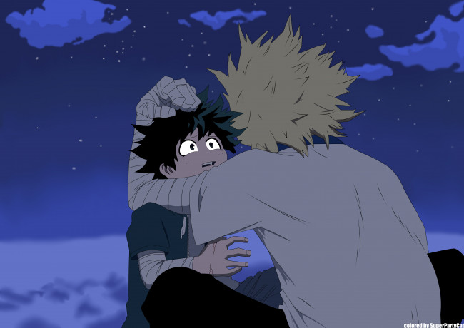 Обои картинки фото аниме, boku no hero academia, моя, геройская, академия