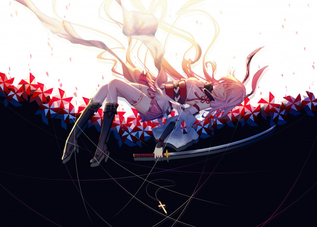 Обои картинки фото аниме, оружие,  техника,  технологии, benghuai, xueyuan