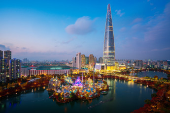 обоя seou, города, сеул , южная корея, простор