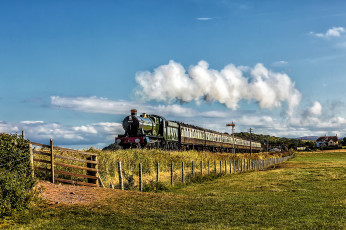 Картинка техника паровозы локомотив состав