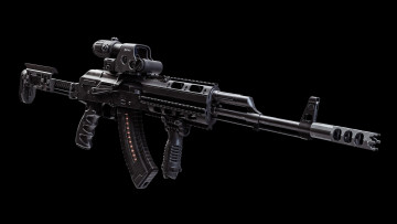 Картинка оружие автоматы тюнинг assault rifle калашников кастом штурмовая винтовка akm render калаш акм custom weapon gun автомат 7 62