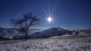 Картинка природа восходы закаты простор