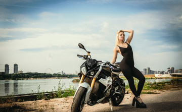 Картинка мотоциклы мото+с+девушкой девушки