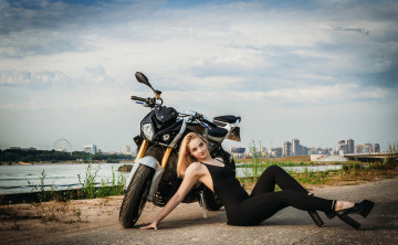 обоя мотоциклы, мото с девушкой, девушки