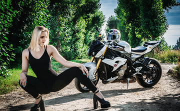 обоя мотоциклы, мото с девушкой, девушки