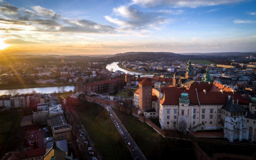 Картинка города краков+ польша панорама