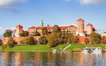 Картинка wawel+castle города краков+ польша wawel castle