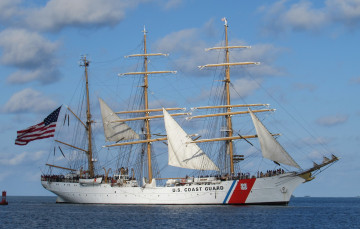 Картинка eagle корабли парусники паруса мачты