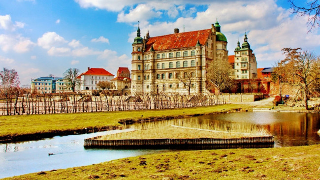 Обои картинки фото gustrow castle, города, замки германии, gustrow, castle