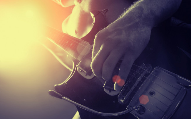 Обои картинки фото музыка, -музыкальные инструменты, гитара, руки, музыкант