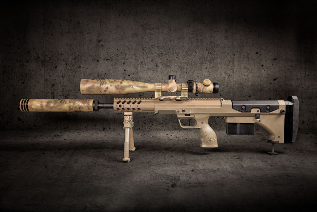 Обои картинки фото desert tech srs, оружие, снайперская винтовка, ствол